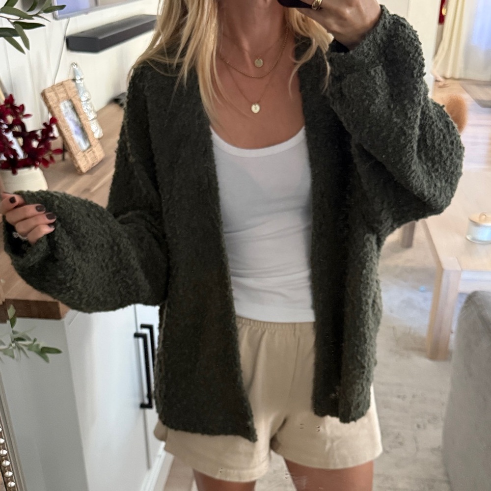 Wild Fable Olive Green Cardigan